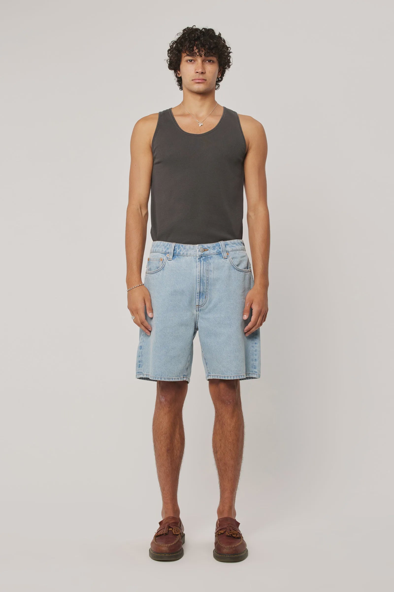 Rollas Ezy Short Prowler Bleached Vintage Blue