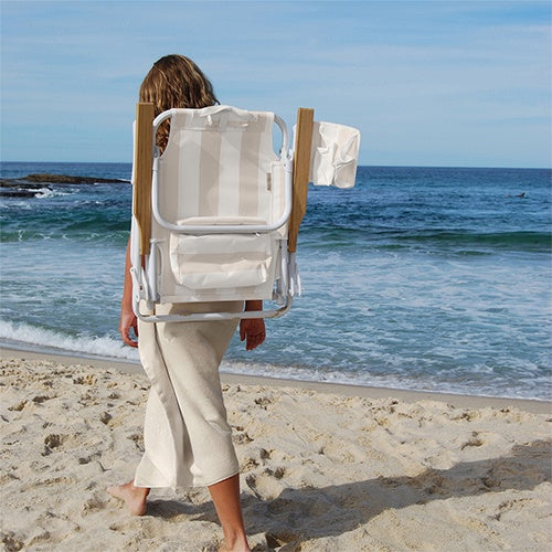 Sunnylife Deluxe Beach Chair Oyster Stripe