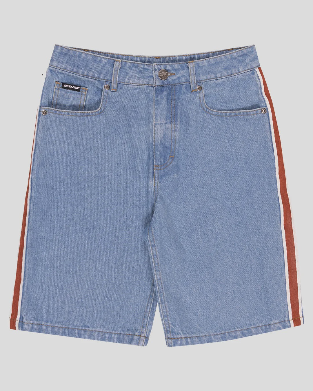 Santa Cruz Youth Fisheye Strip Jean Short