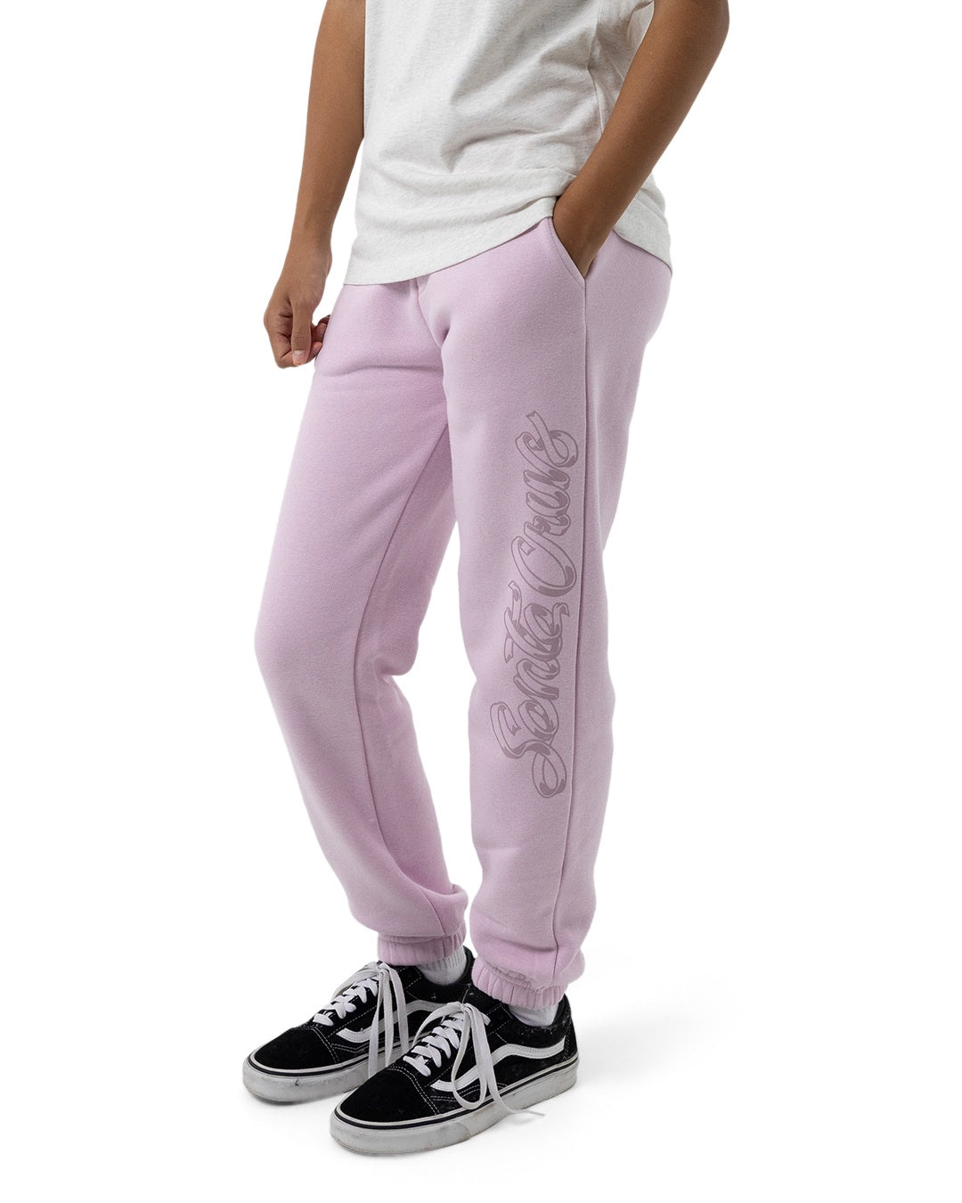 Santa Cruz Ribbon Script Track Pant Pink