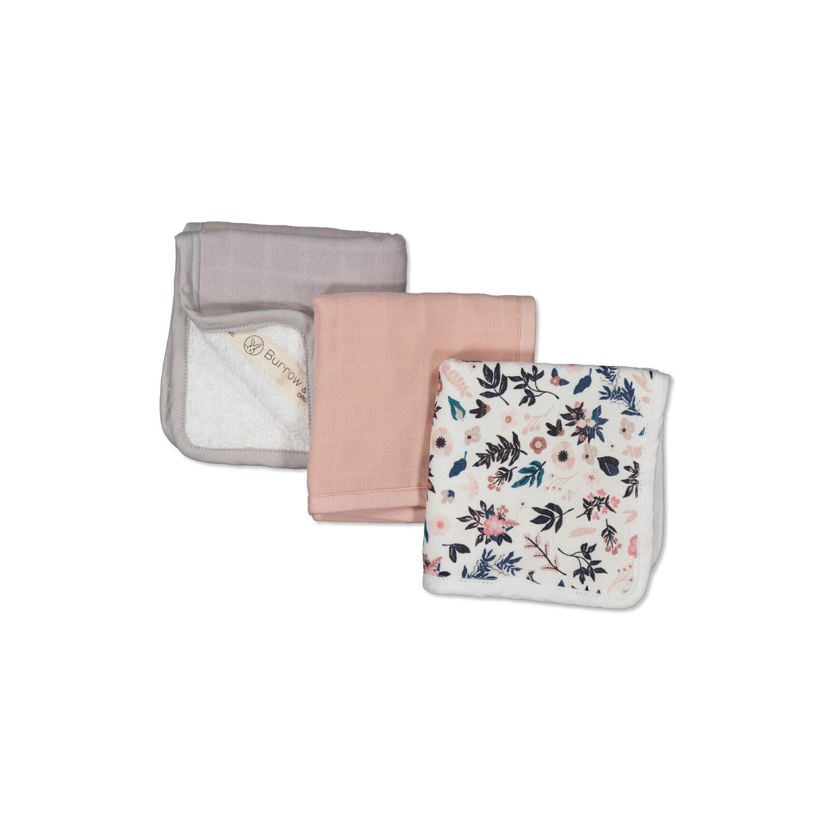 Burrow and Be Petite Clementine wash cloth set