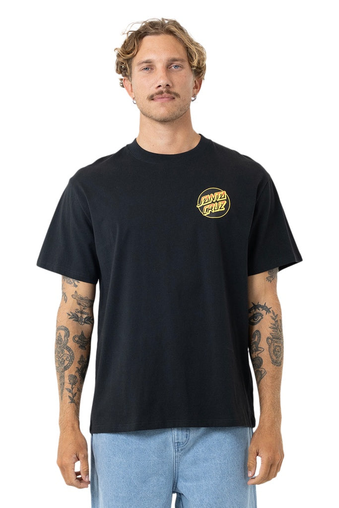 Santa Cruz Kendall Wolf Dot Tee Off Black