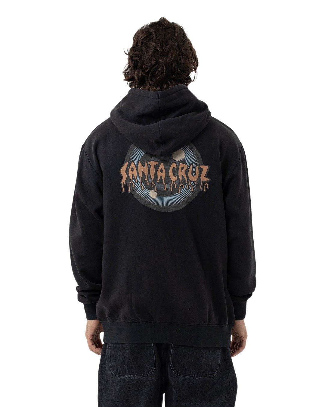 Santa Cruz Splatter MFG Dot Hoodie Black