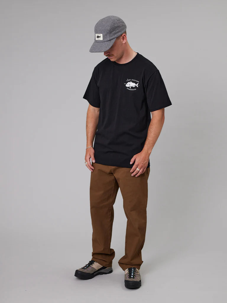 Just Another Fisherman Snapper Sea Tee Black
