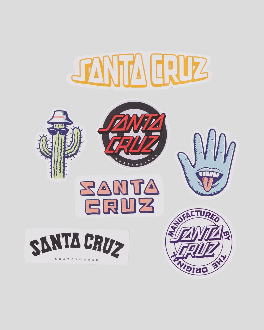 Santa Cruz Multi Logo Sticker Pack