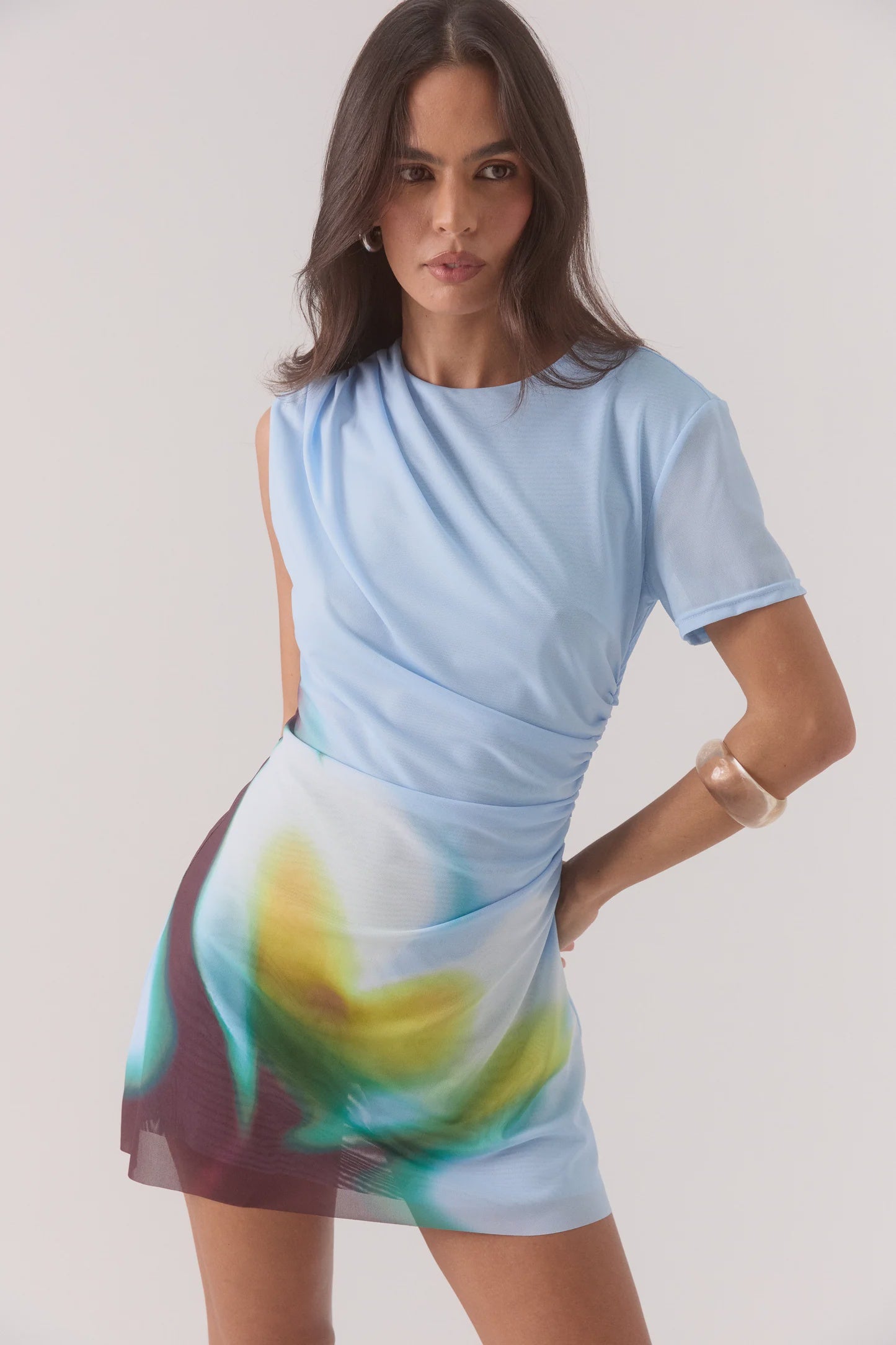 Sovere Zinnia Mini Dress Azure