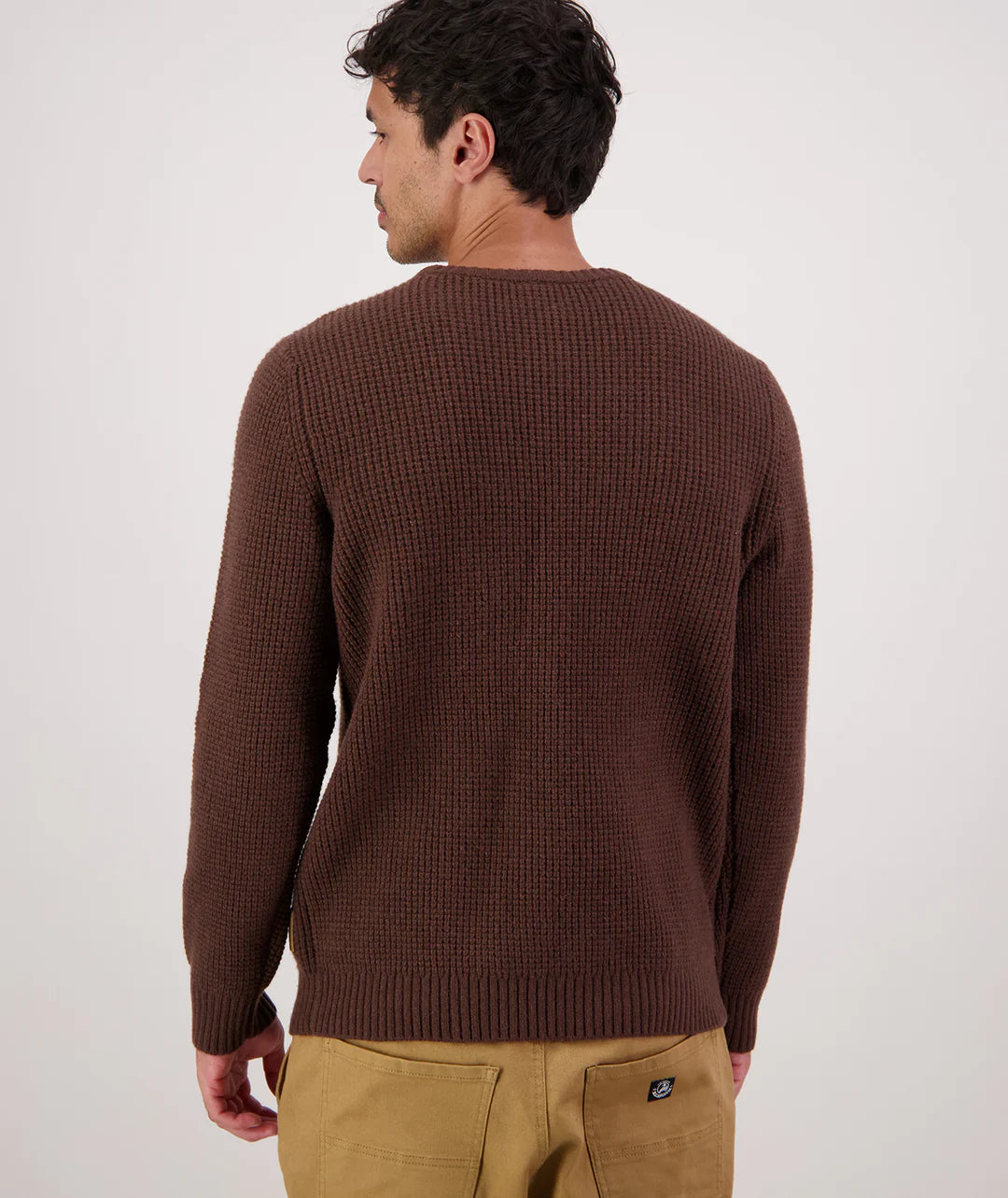 Swanndri Fistral Waffle Knit Espresso