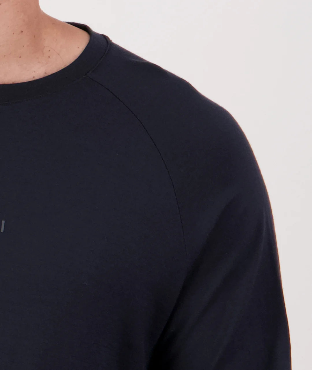 Swanndri Carlton Mens LS Merino Tee Black