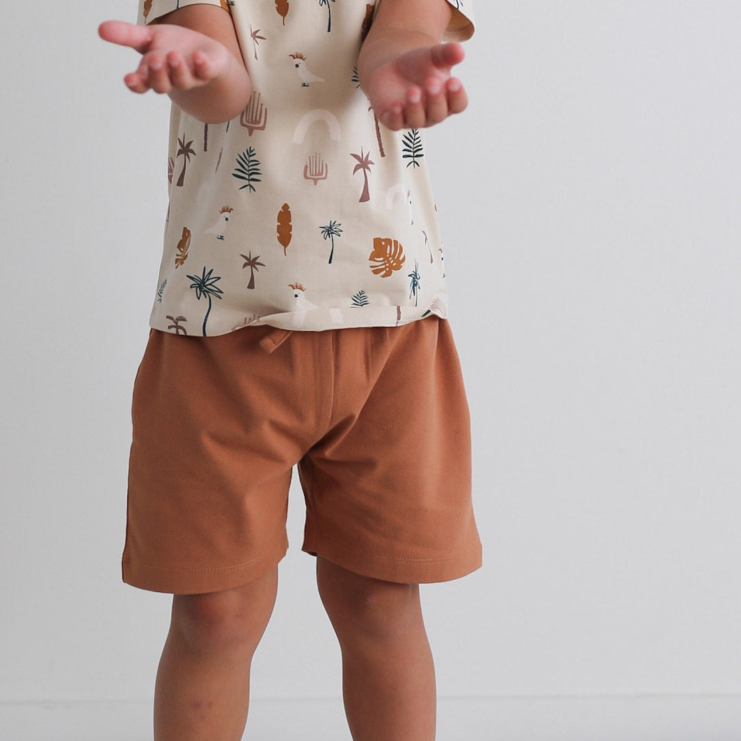 Burrow and Be Tan Leo Shorts