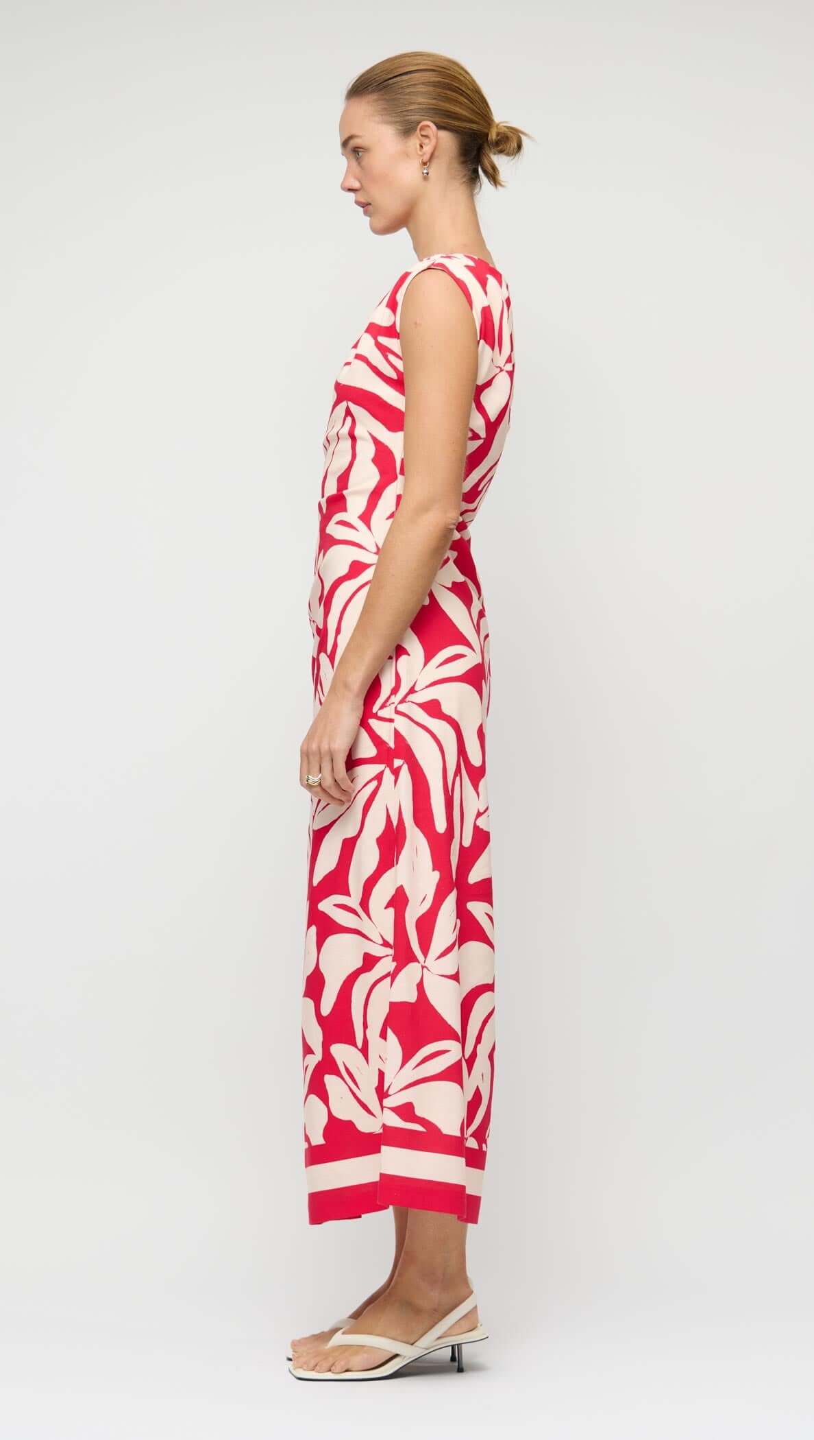 Staple The Label Serata Asym Midi Dress