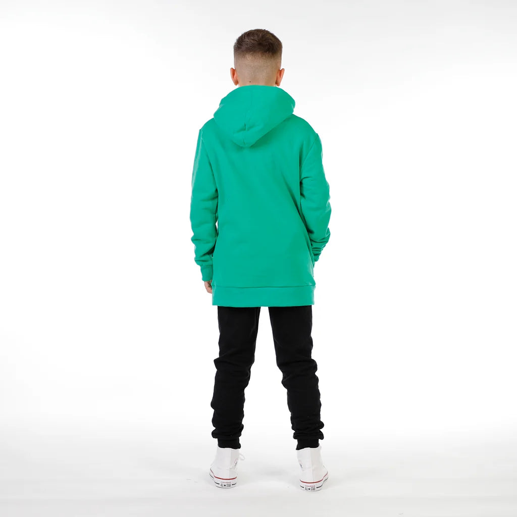 Hello Stranger Boys Skater Pocket Hood Green