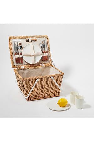 SunnyLife Small Picnic Basket Natural
