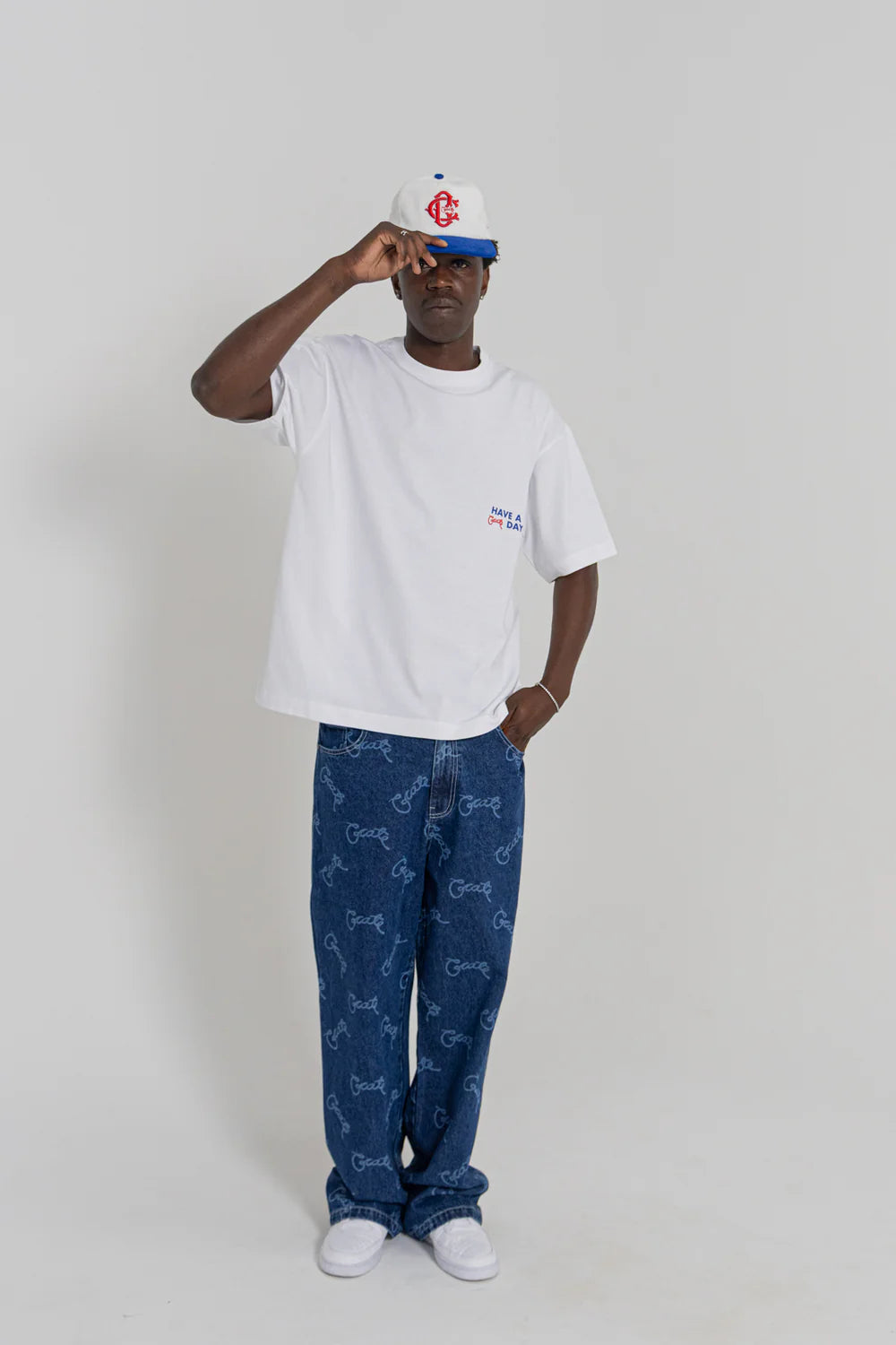 Crate Smile First Box Fit T-Shirt White