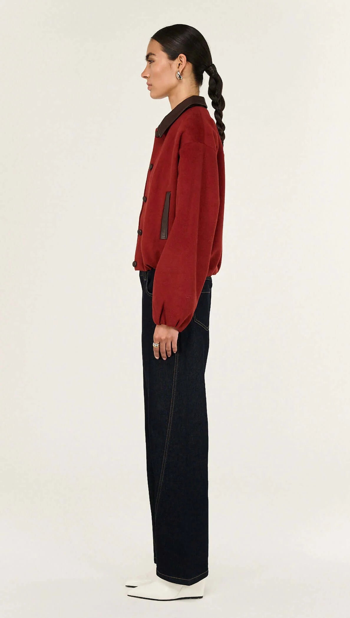 Staple The Label Meava Bomber Jacket Rose