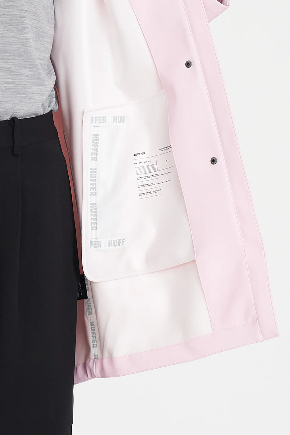 Huffer Wmns 3L Staydry Jacket Petal