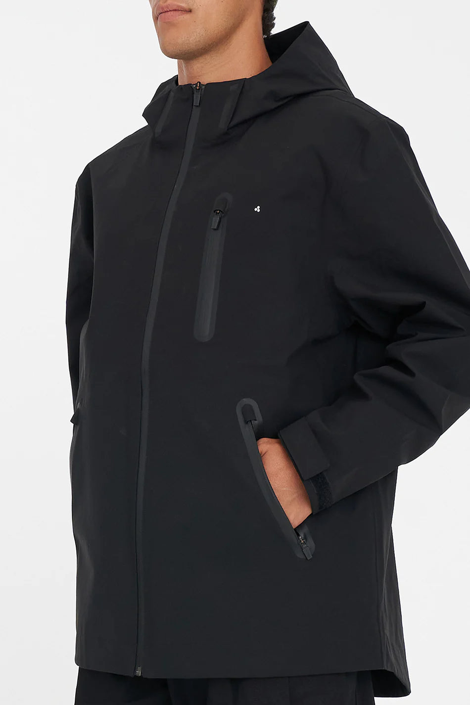 Huffer Mens Stormshell Jacket Black