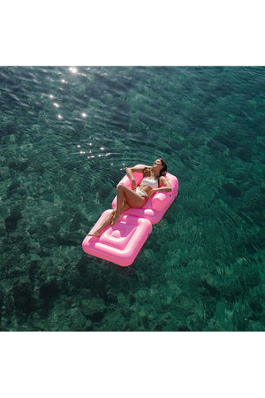 SunnyLife Inflatable Lilo Chair Neon Pink