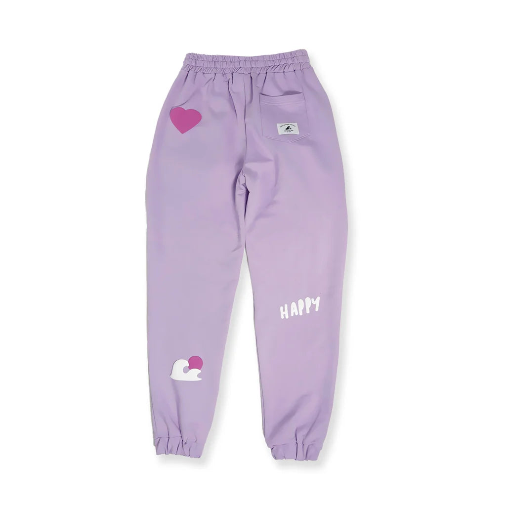 Hello Stranger Girls Sunset Track Pant Lavender
