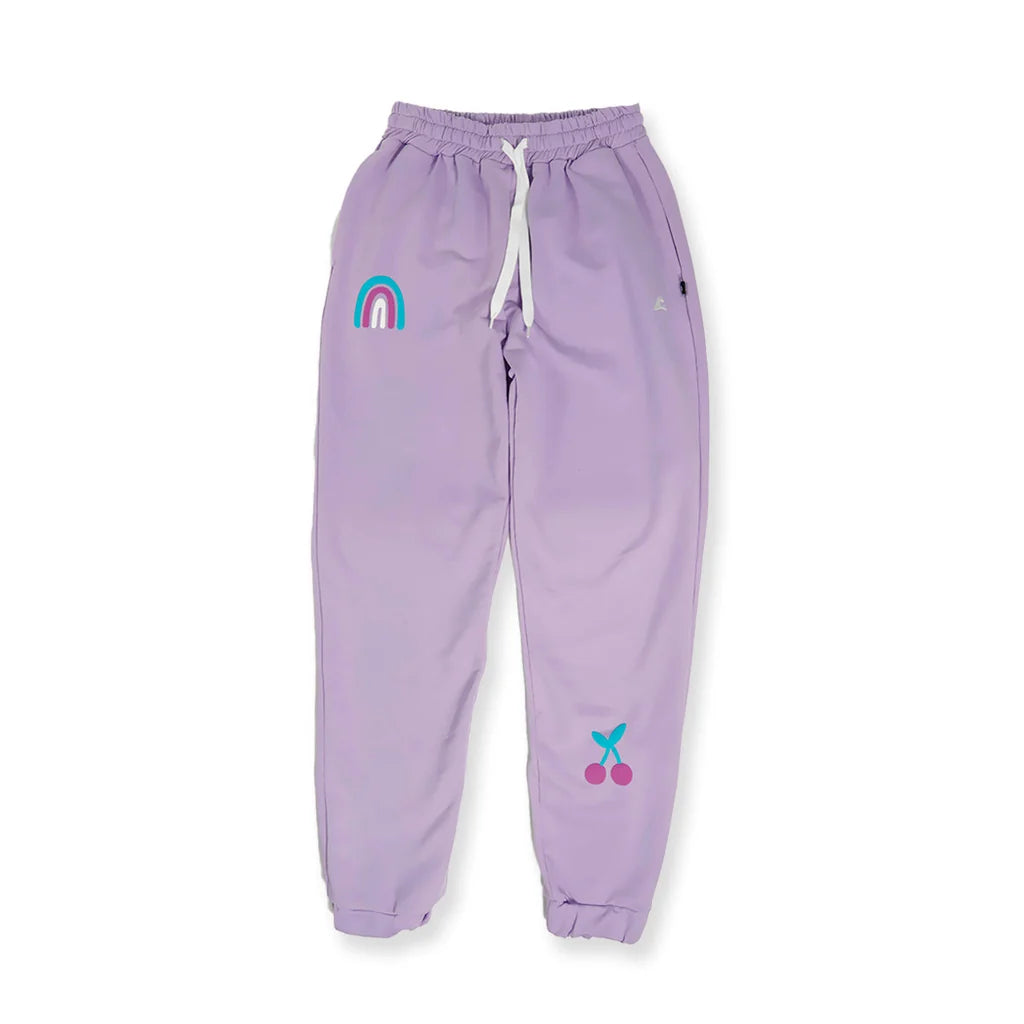Hello Stranger Girls Sunset Track Pant Lavender
