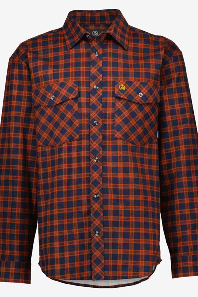 Swanndri Full Button Egmont Twin Pack Red Lattice/Toffee Lattice