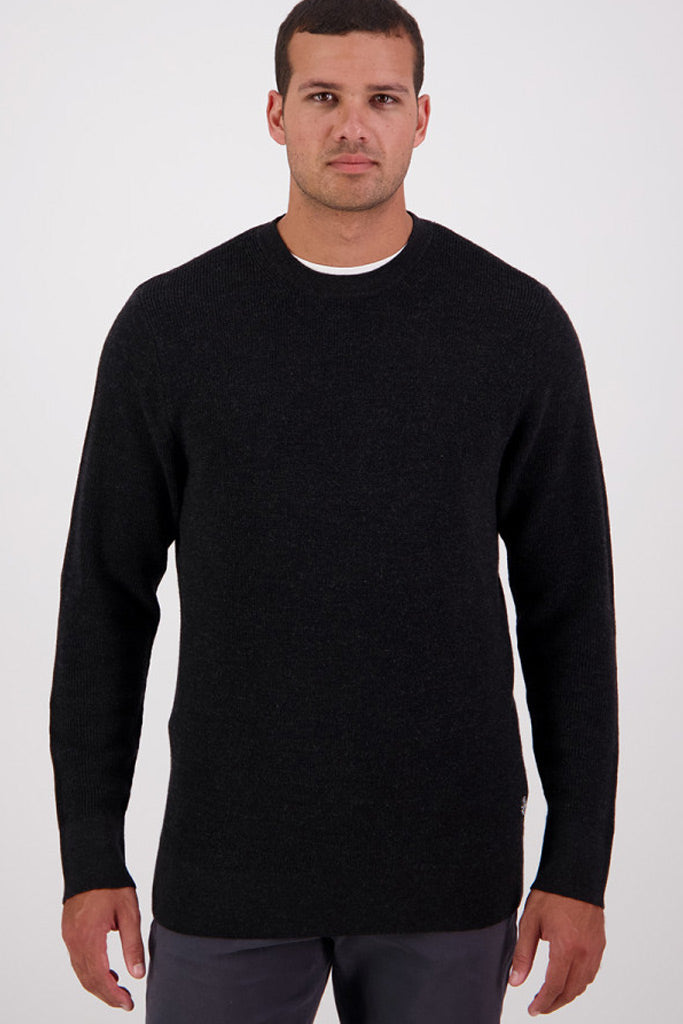 Swanndri Otahu River Crew Black