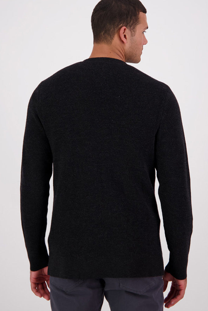 Swanndri Otahu River Crew Black