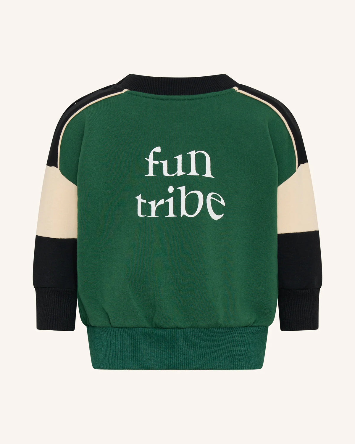 Tiny Tribe Infant Fun Tribe Piping Segment Sweat Top Green