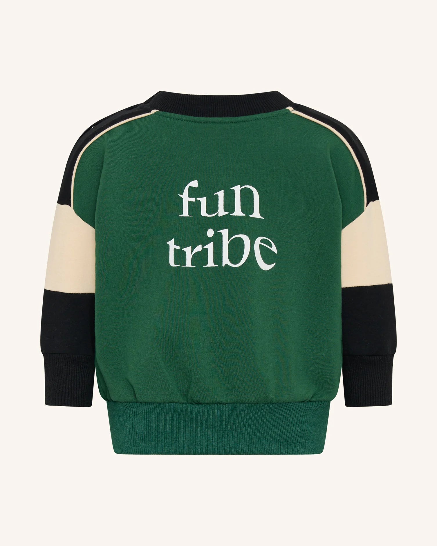 Tiny Tribe Infant Fun Tribe Piping Segment Sweat Top Green