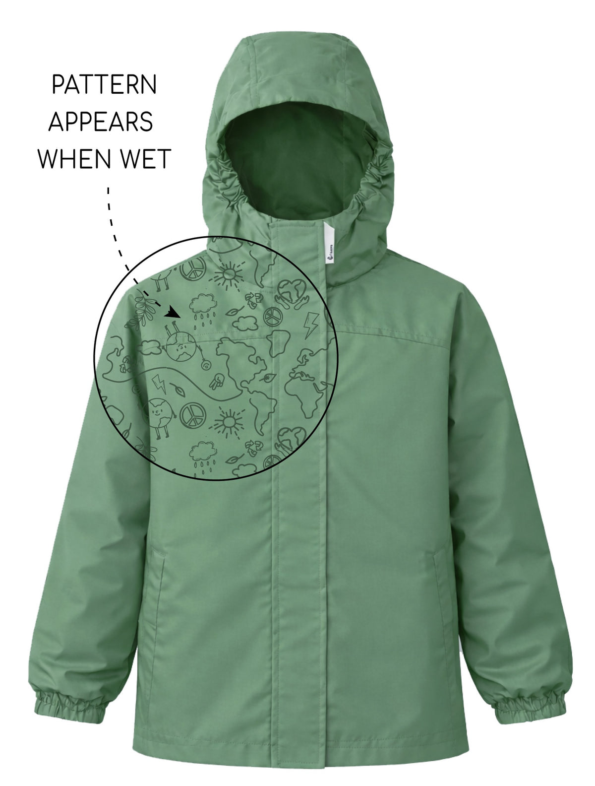 Therm Splashmagic Rainshell Forest Moss
