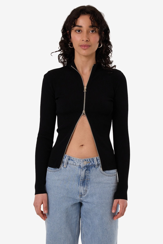 Thrills Marita Knit Cardigan Black