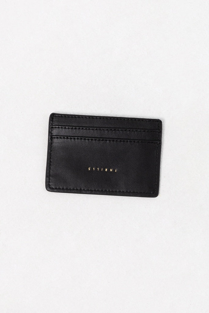 Thrills Minimal Thrills Card Holder Black Leather