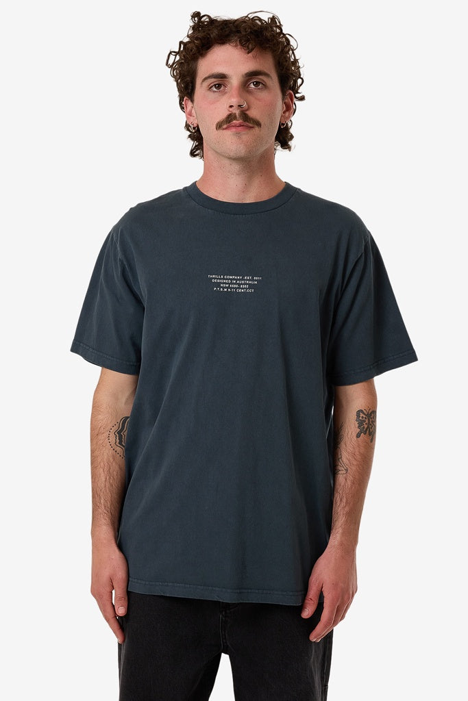 Thrills New Issue Merch Fit Tee Petrol