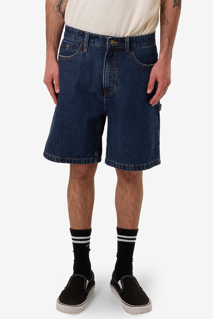 Thrills Slacker Denim Short Rinsed Ink