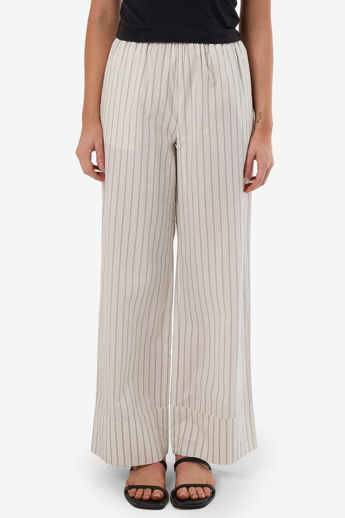 Thrills Unwind Stripe Pant Off White