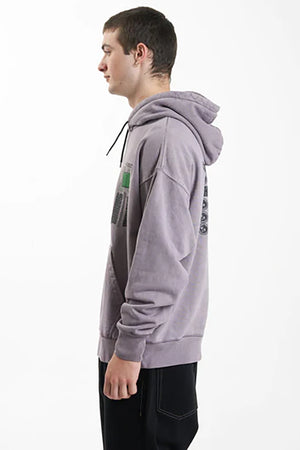 Thrills Vibrations Slouch Hood Mineral Gray