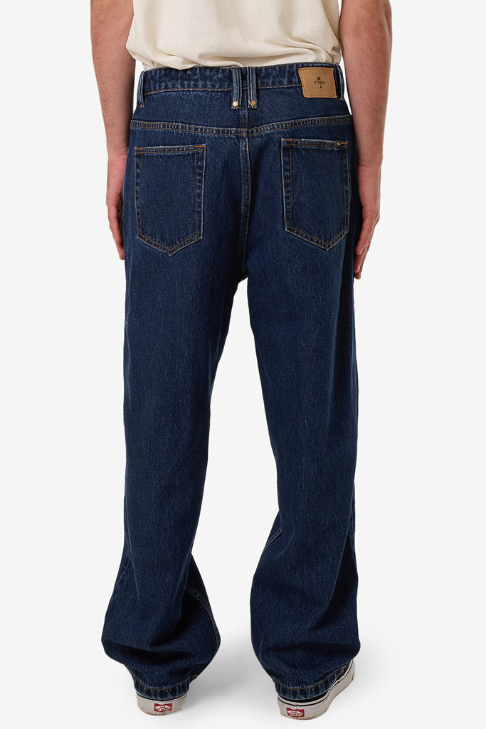 Thrills Big Slacker Denim Jean Rinsed Ink