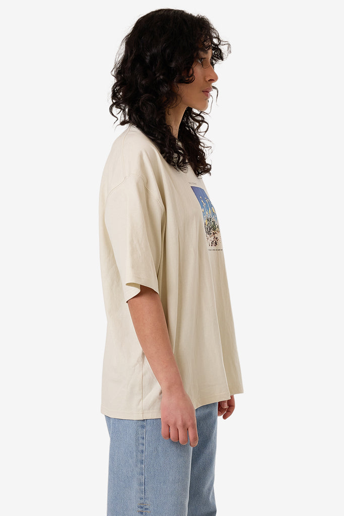 Thrills Cyclicle Beginnings Oversized Tee Heritage White