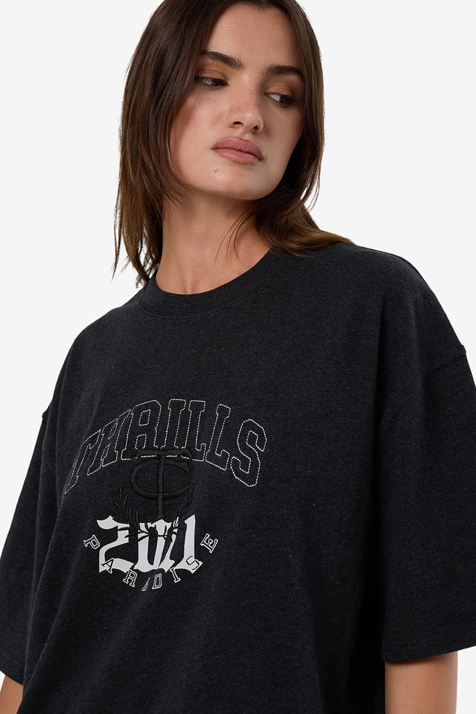 Thrills Legacy Oversized Tee Black Marle