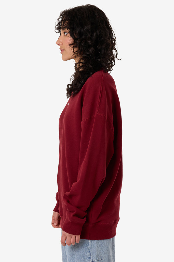 Thrills Minimal Thrills Slouch Crew Cabernet
