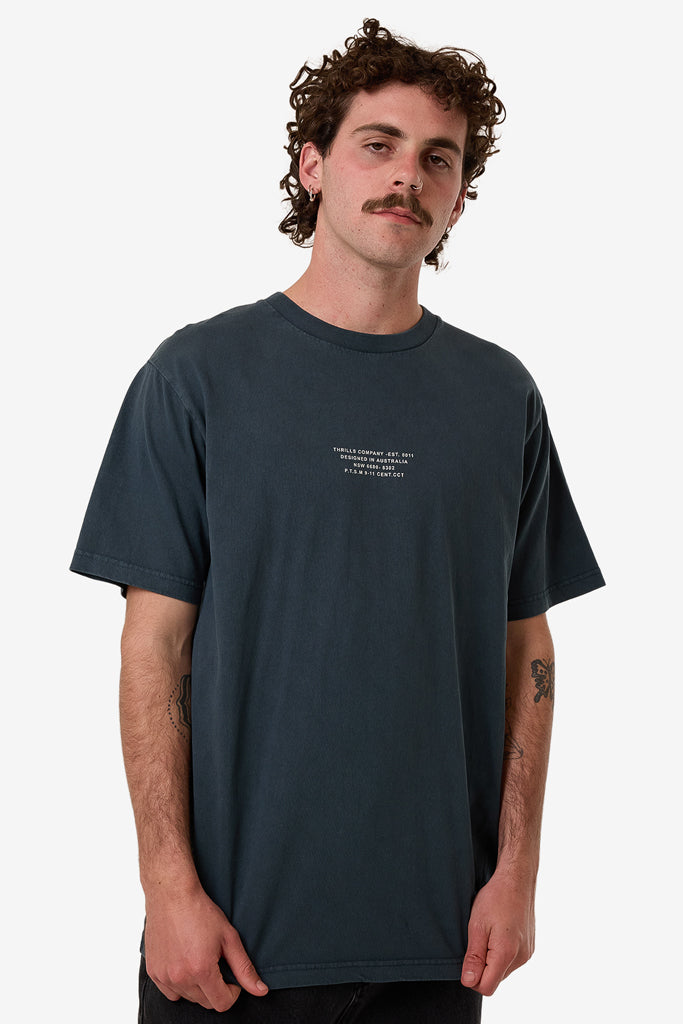 Thrills New Issue Merch Fit Tee Petrol