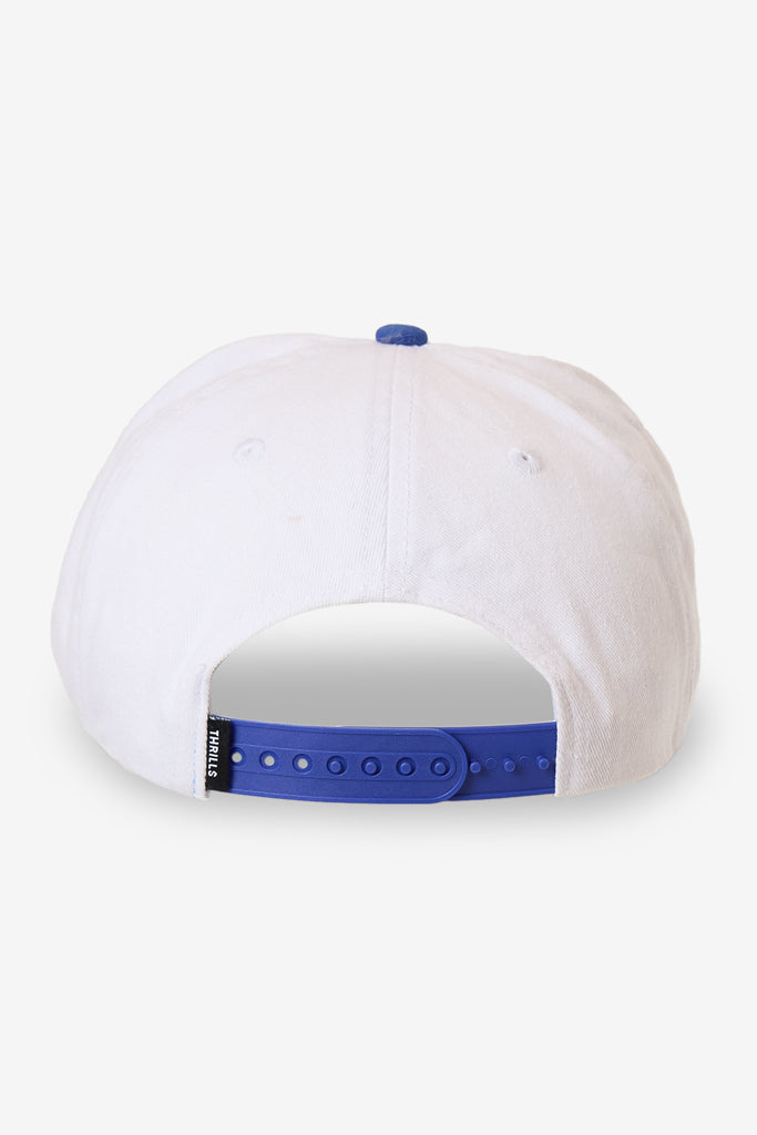 Thrills Roosevelt Contrast 6 Panel Cap White