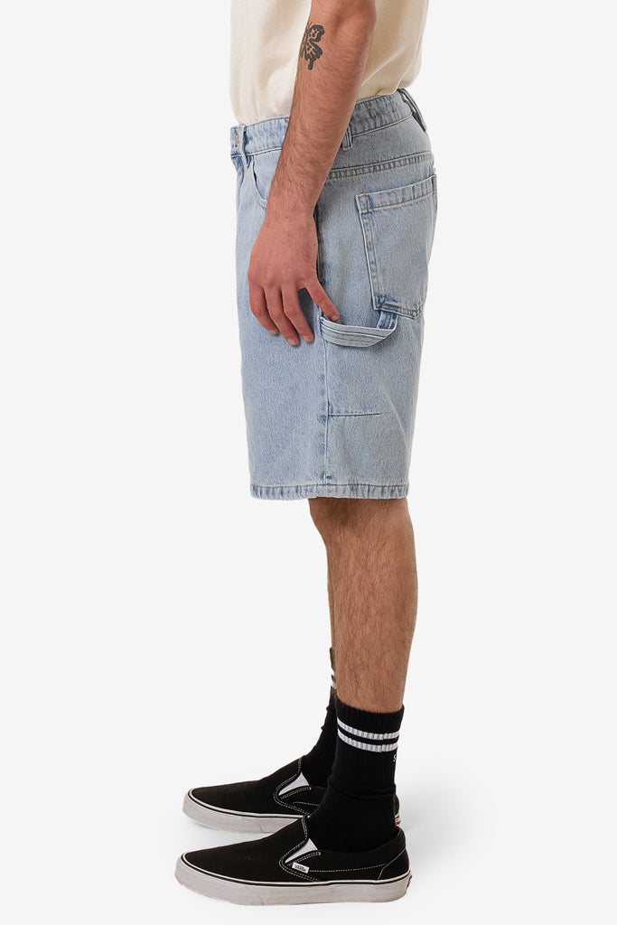 Thrills Slacker Denim Short Ageless Blue
