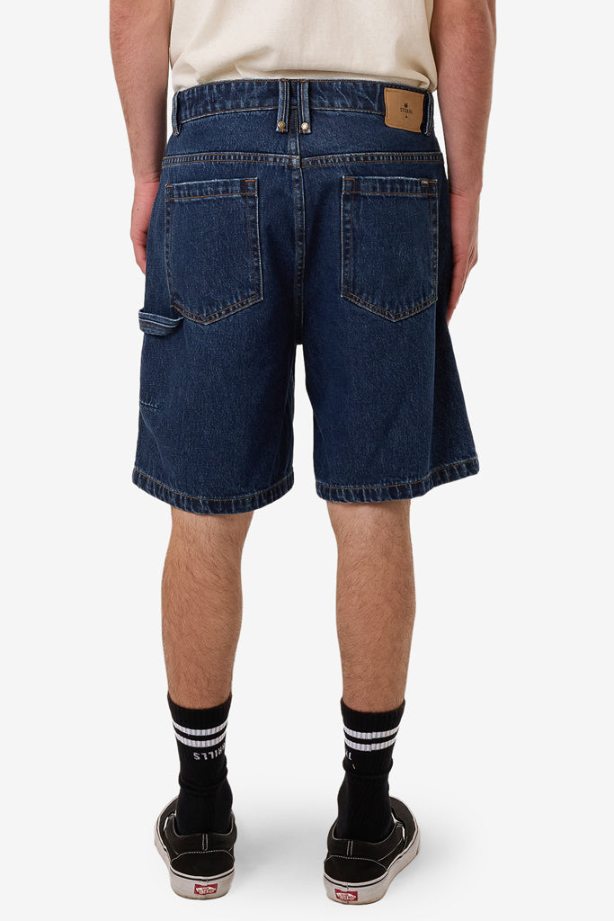 Thrills Slacker Denim Short Rinsed Ink