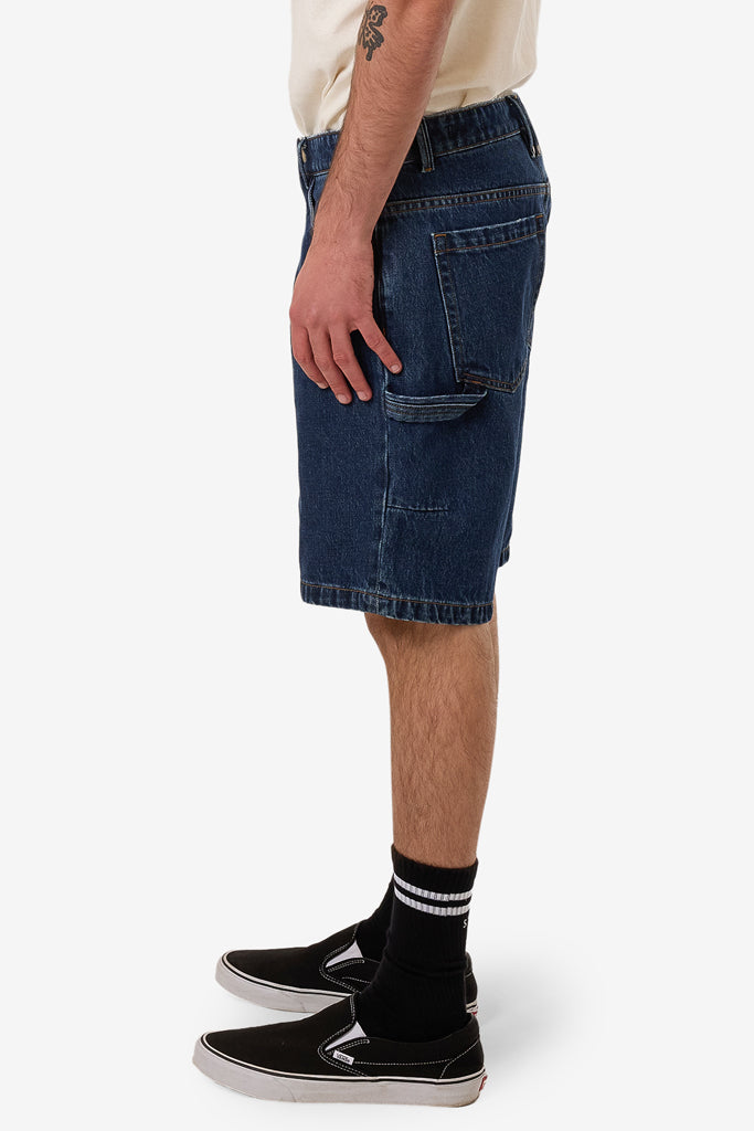 Thrills Slacker Denim Short Rinsed Ink