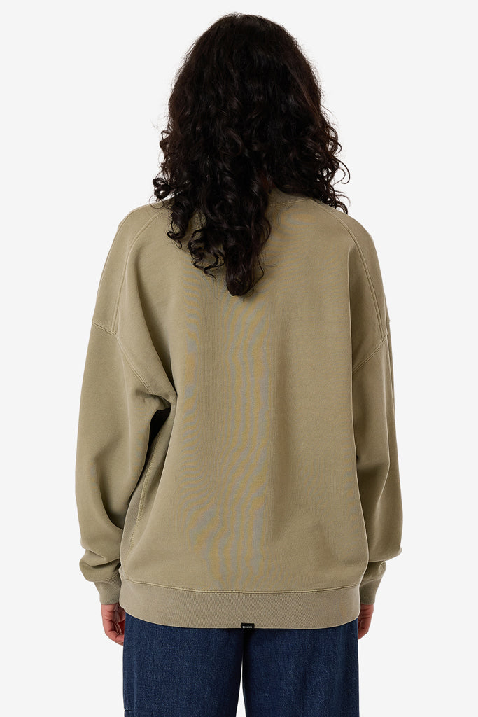 Thrills Thrills Workwear Cocoon Panel Crew Eucalyptus