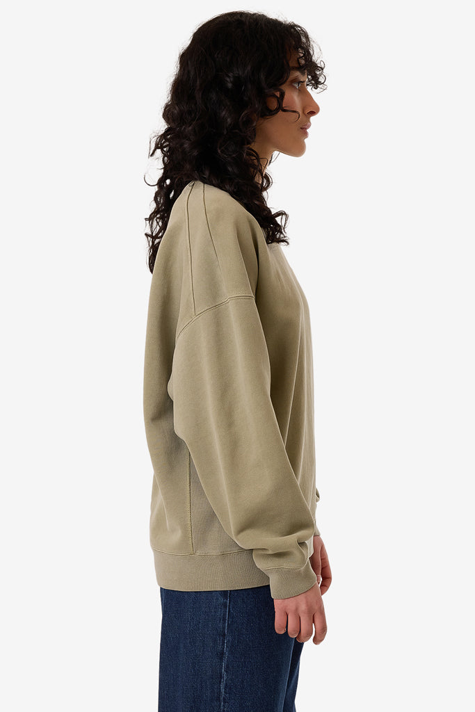 Thrills Thrills Workwear Cocoon Panel Crew Eucalyptus