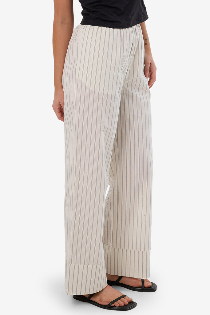 Thrills Unwind Stripe Pant Off White