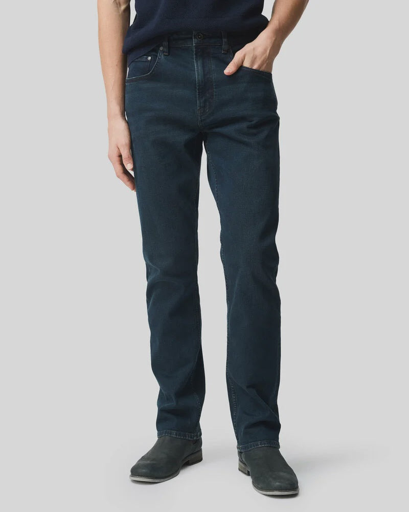 Rodd & Gunn Linden Relaxed Fit Italian Denim · Blue Black