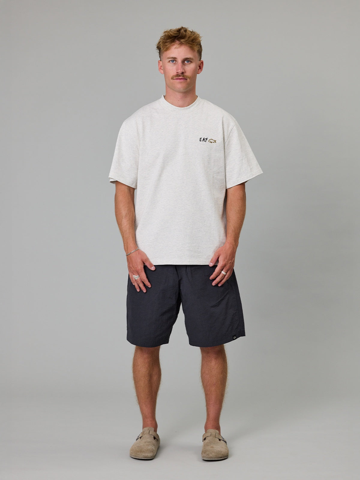 Just Another Fisherman Weekender Shorts Charcoal