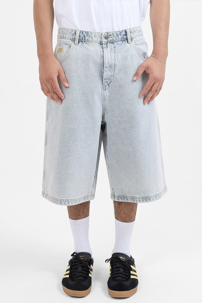 Worship Eternal Dozer Jeanshort Arctic Blue